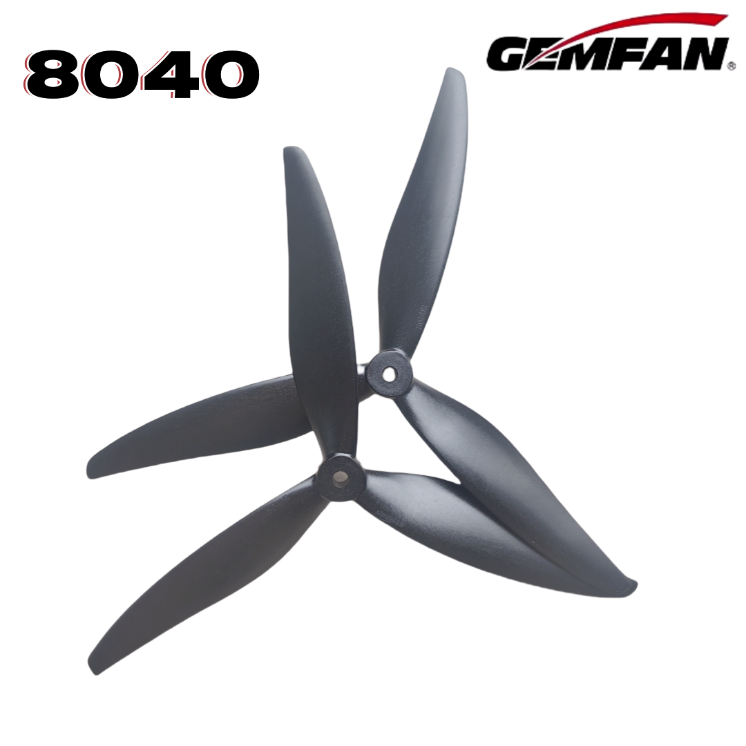 Drone Propeller - Śmigła Gemfan 8040 8X4X3 3-łopatowe 8-calowe