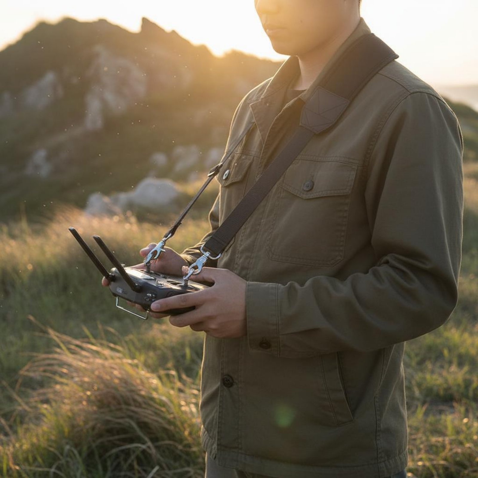 Drone Arm - Pasek do transmisyjnika drona, szybki montaż,