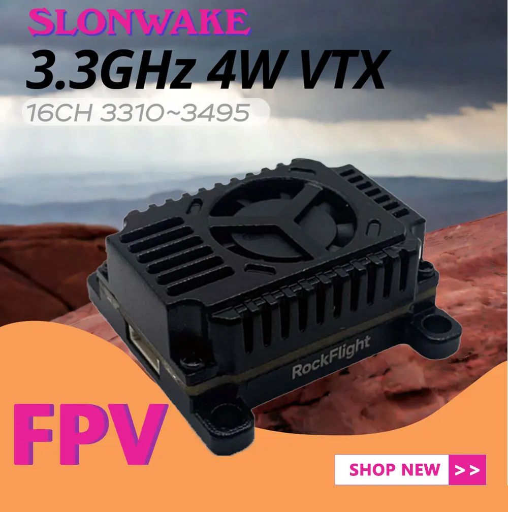 SLONWAKE FPV 3.3G 16CH 4000mW  – Drone Frame recenzja i cena
