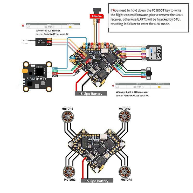 FBIL-F435 NEO 1S AIO Kontroler – Drone Flight Controller recenzja i cena