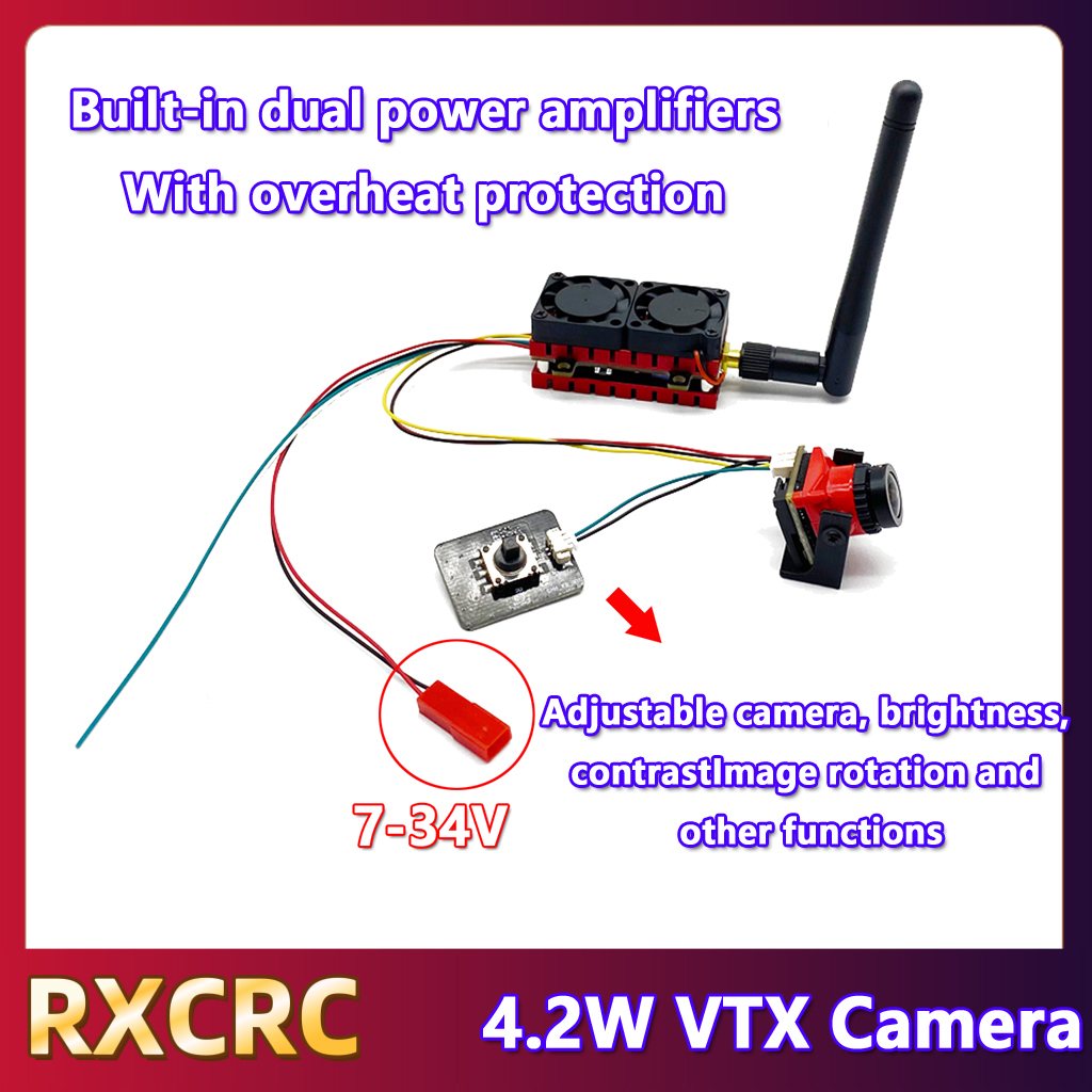 RXCRC 5.8G 48CH 4.2W Nadajnik  – Drone Frame recenzja i cena