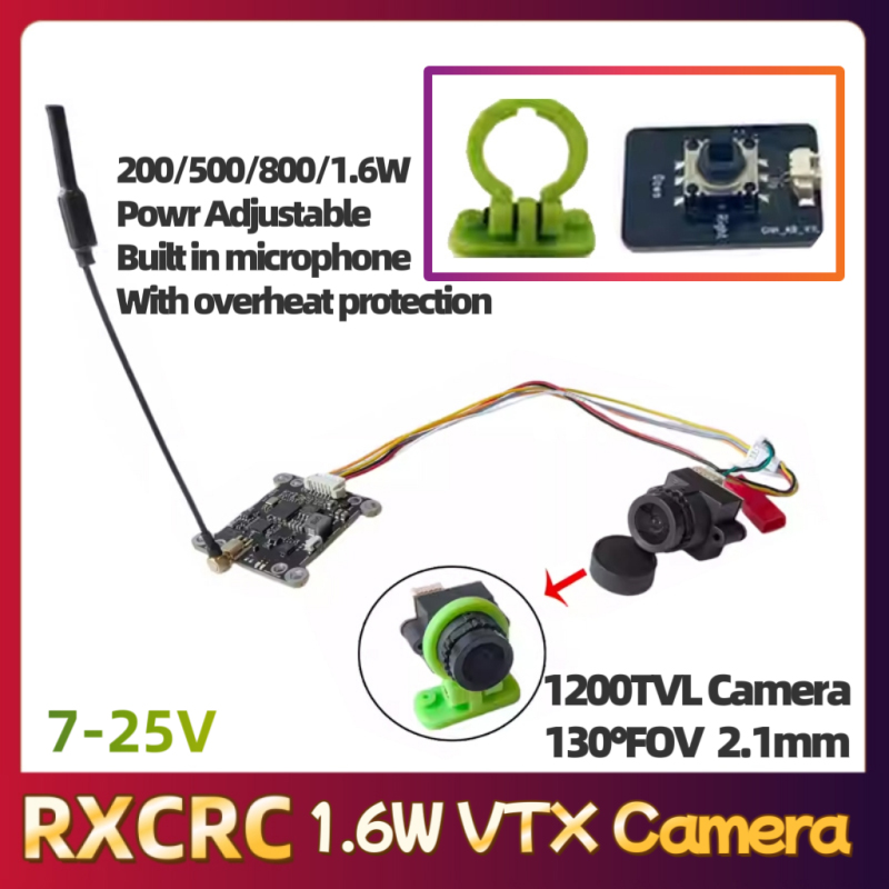 Moduł RXCRC 5.8G 48CH 1.6W VTX – Drone Frame recenzja i cena