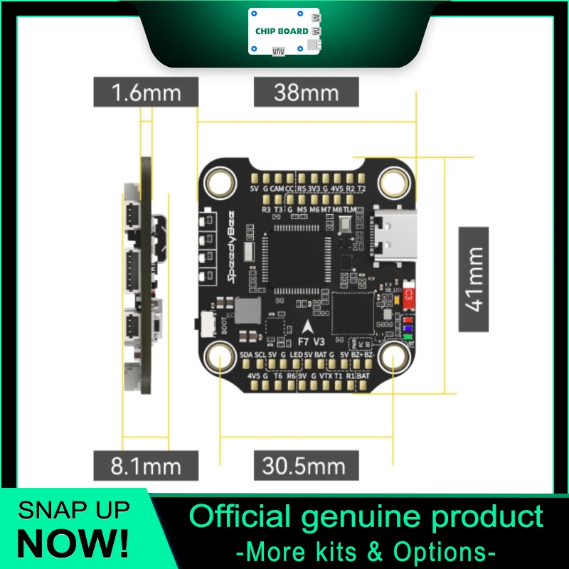 SpeedyBee F7 V3 Drone FC, Blue – Betaflight Fc F7 recenzja i cena
