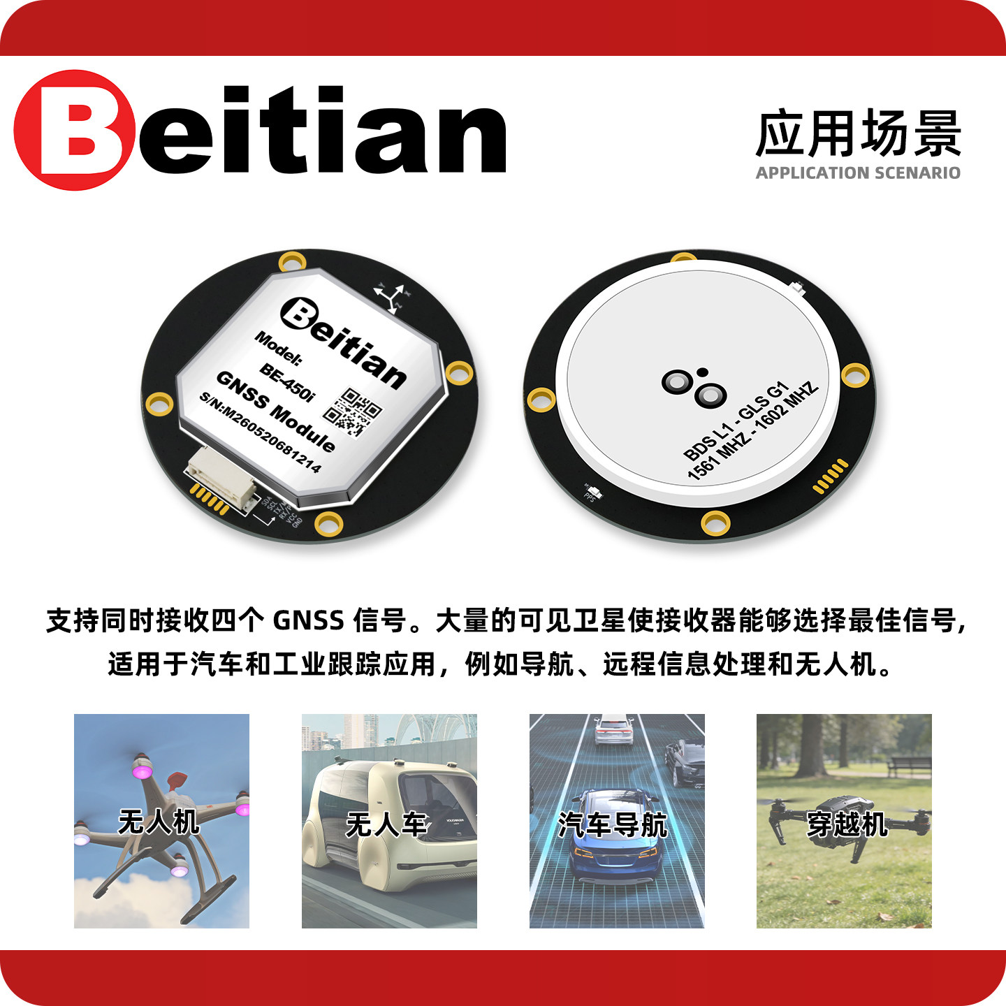 Moduł GPS Beidian BE-450I BK-4 – Drone Compass recenzja i cena