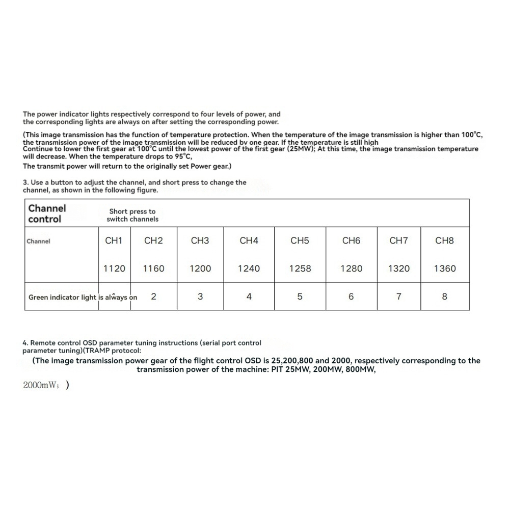 AS96-1.2G 2W VTX 8CH 2000Mw Na – Drone Transmitter recenzja i cena